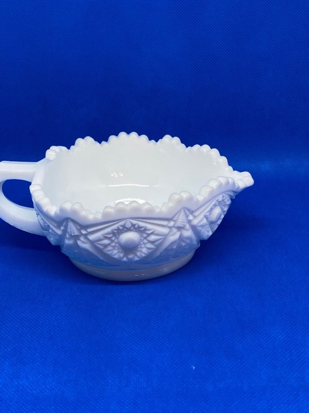 McKee Milk Glass Nappy Dish